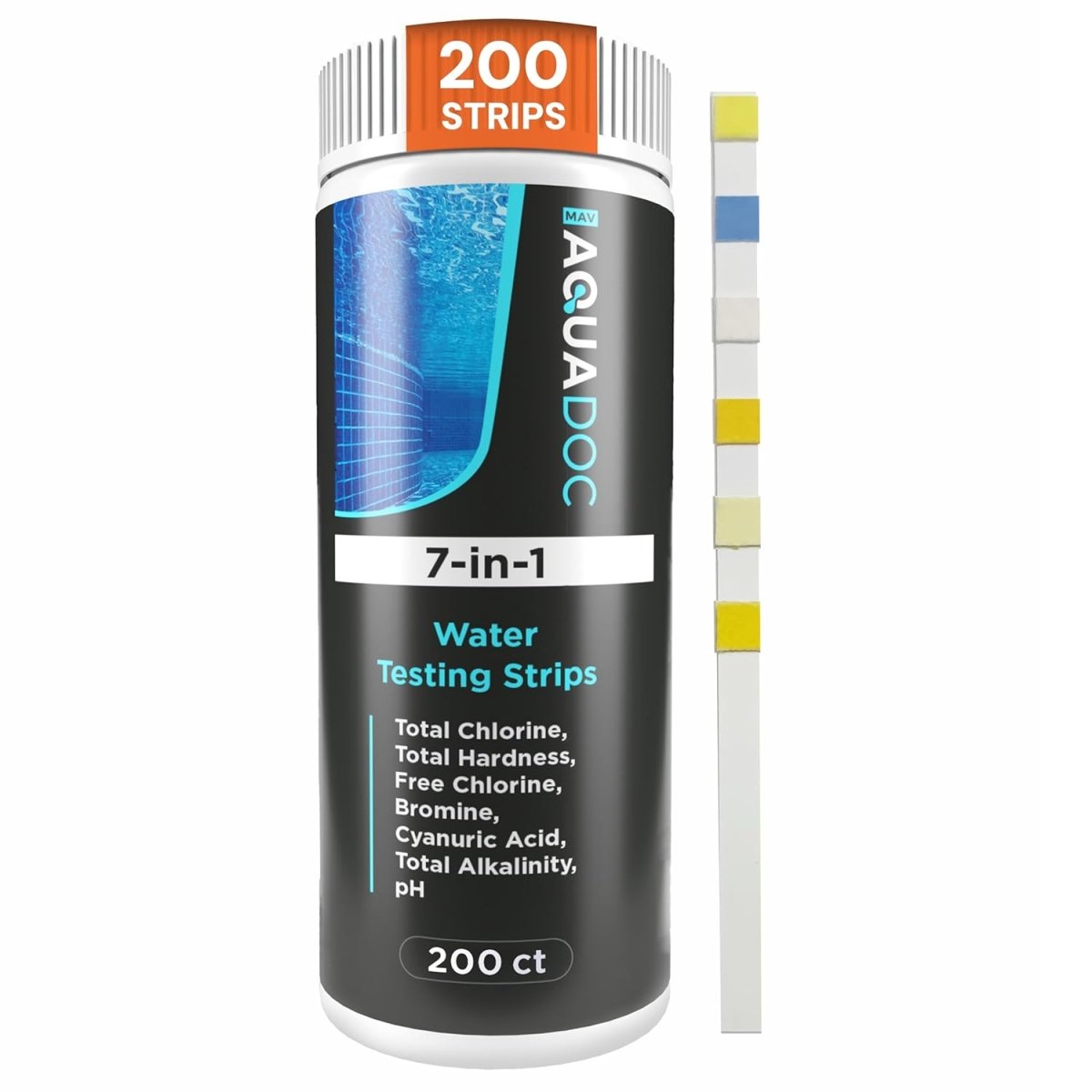 Pool & Spa Test Strips 100 ct - AquaDoc