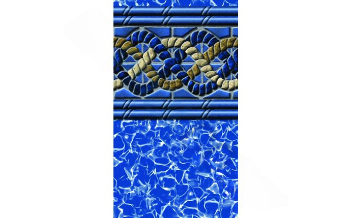 27 ft round Uni-Bead liner full view