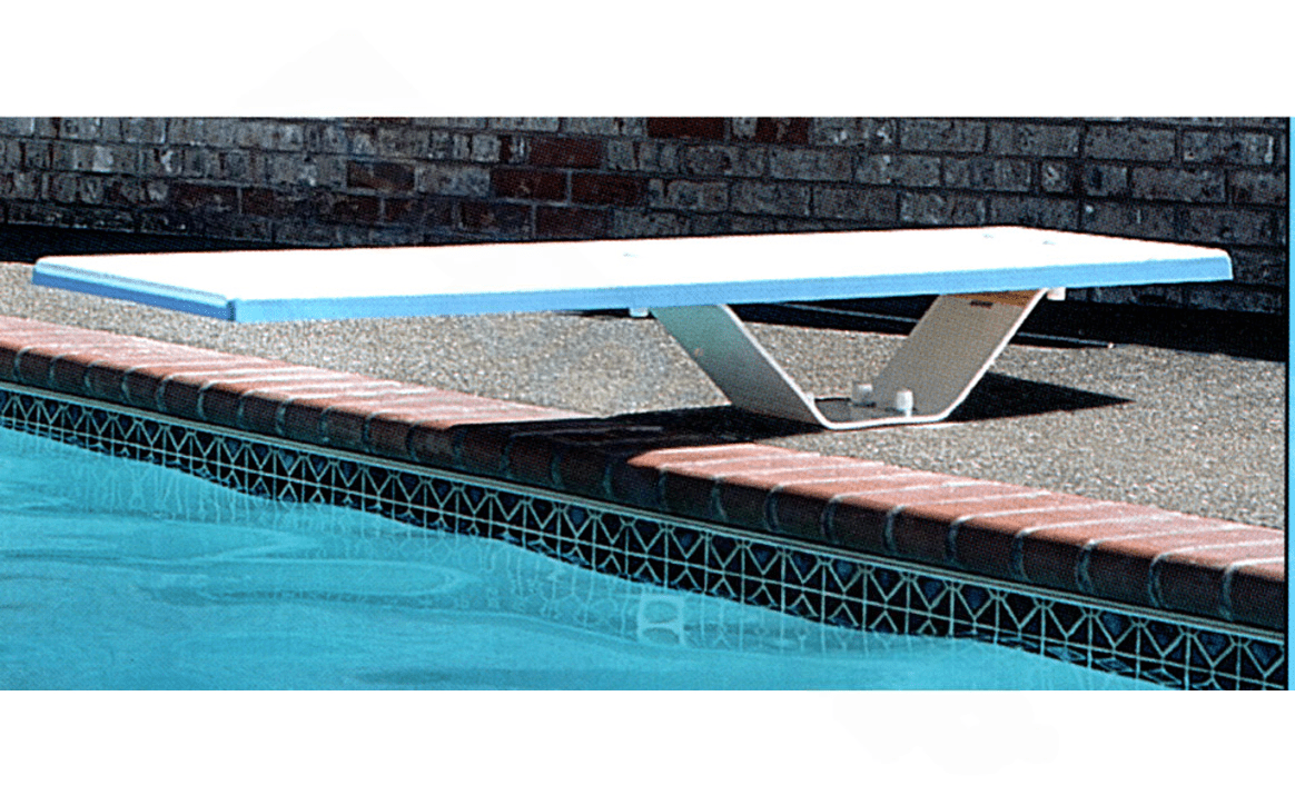 S.R. Smith 68 - 209 - 58662 6' White Frontier II Jump Stand and Diving Board - AquaDoc