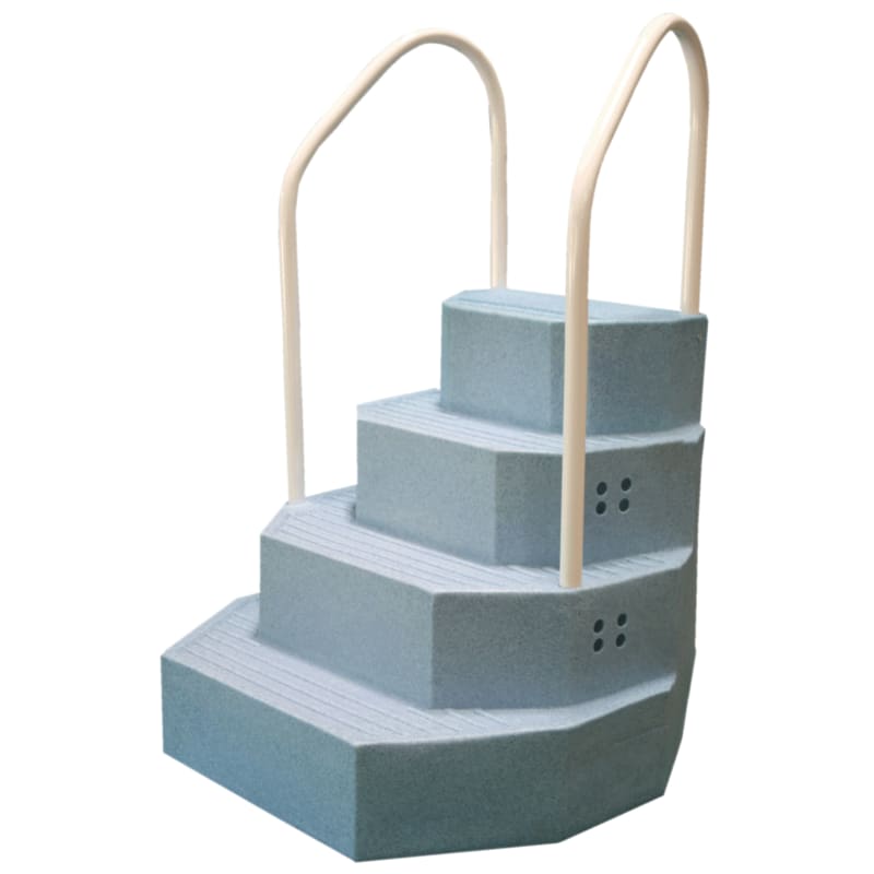 Aqua Staircase step system for above-ground pools