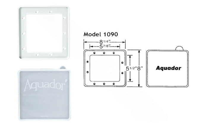 Skimmer Faceplate and Lid 1090 - AquaDoc