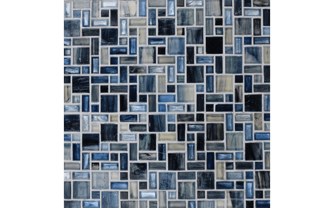 NPT COS - MILAN Cosmopolitan Tile Dark Blue Mosaic - AquaDoc