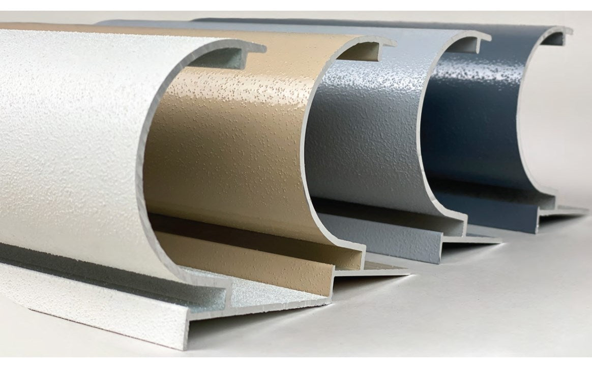 Cardinal CRW - S12X06 12 12' Non - skid White Straight Bullnose Coping - AquaDoc