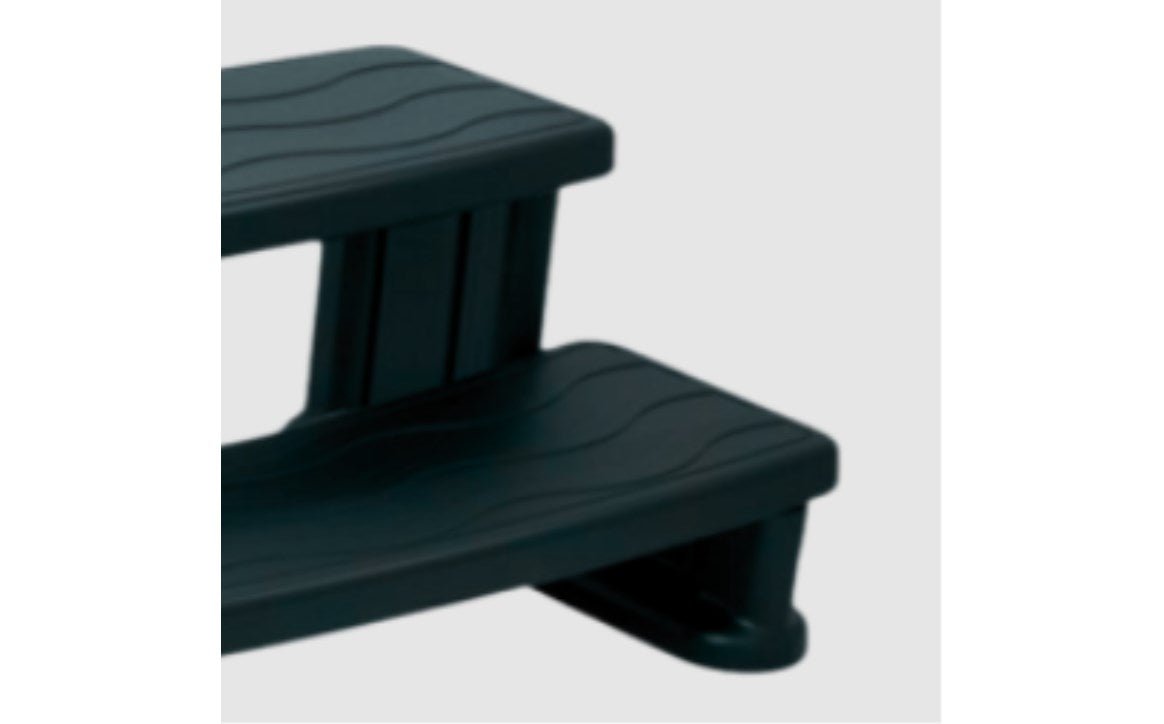 Black Spa Side Step™California Home Spas SSSBLK Black Spa Side Step – Durable Safety Steps for Spas - AquaDoc