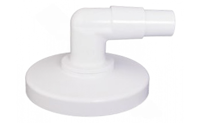 CMP White Skimmer Vacuum Plate with 90 Degree Twist 25573-410-000