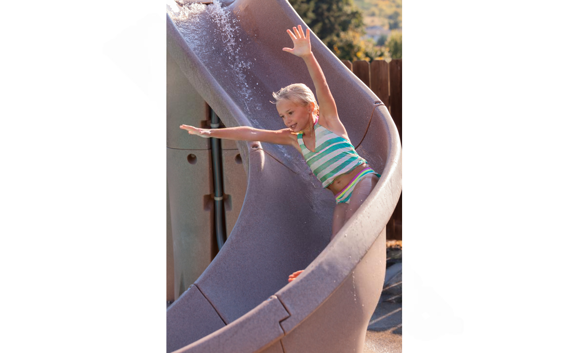 S.R. Smith 688-209-58124 Gray Granite TurboTwister Right Turn Slide