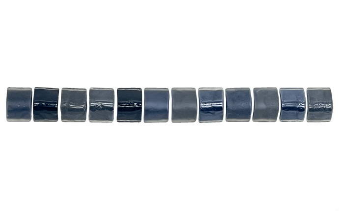 NPT 1" x 13 1/8" V - Cap Strip Coal Black KAI - COAL 1/4RD - AquaDoc