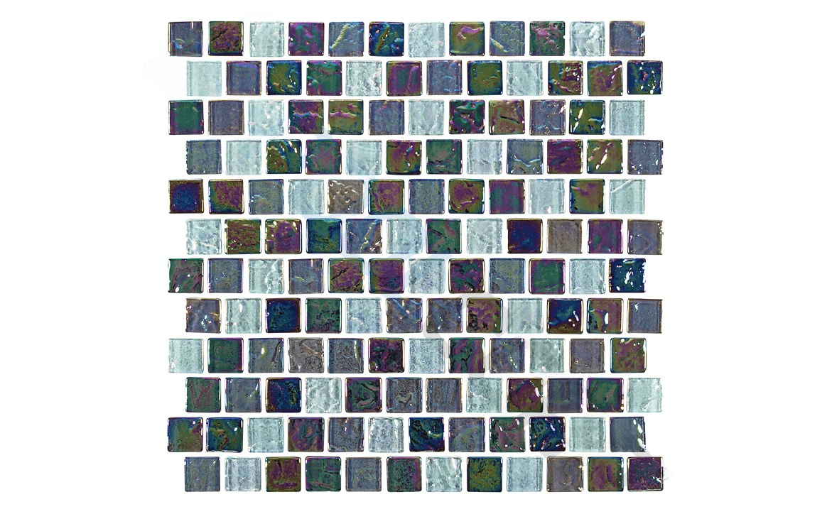 NPT NSH - CARBON1X1 1" x 1" Nordic Shores Carbon Pool Tile - AquaDoc