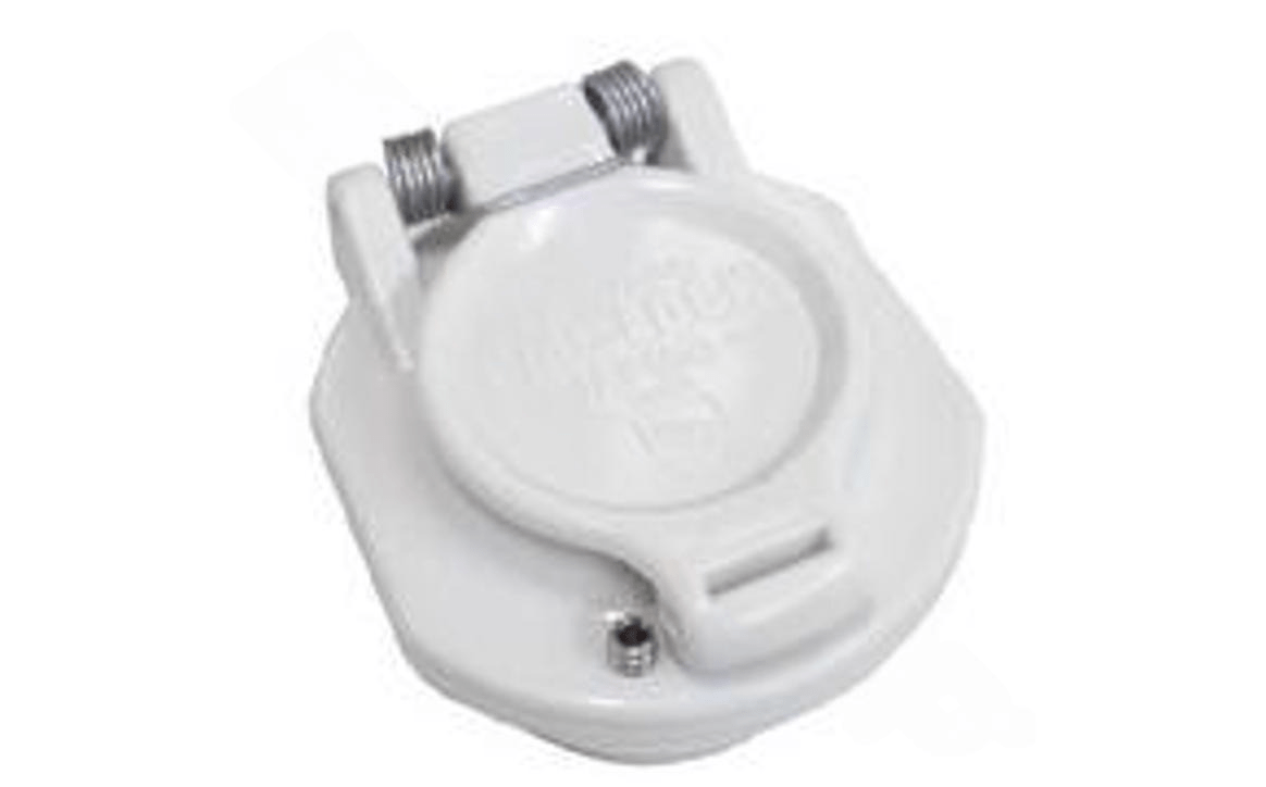 AquaStar Pool Products VLK15T01 White Vaccum Lock Safety Fitting 1.5" MPT - AquaDoc