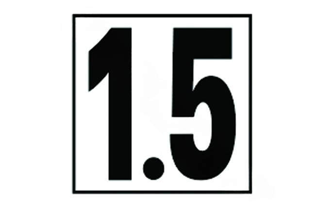 5 inch smooth depth marker installed by the pool