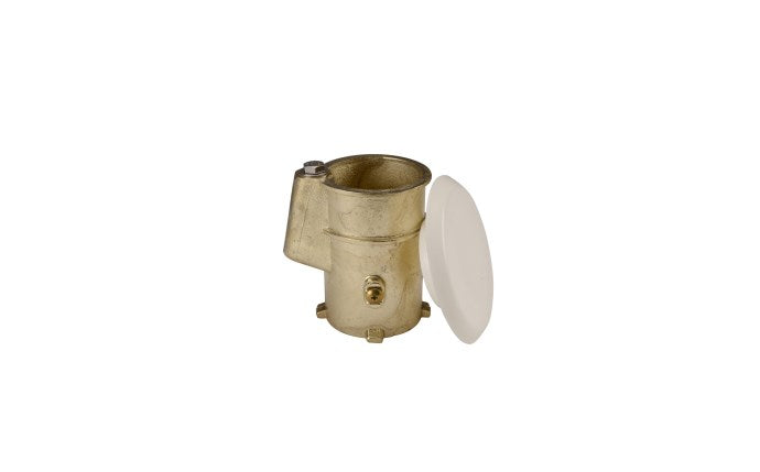 Dunn-Rite ANCHOR11 Brass Anchor for poolside use with safety cap
