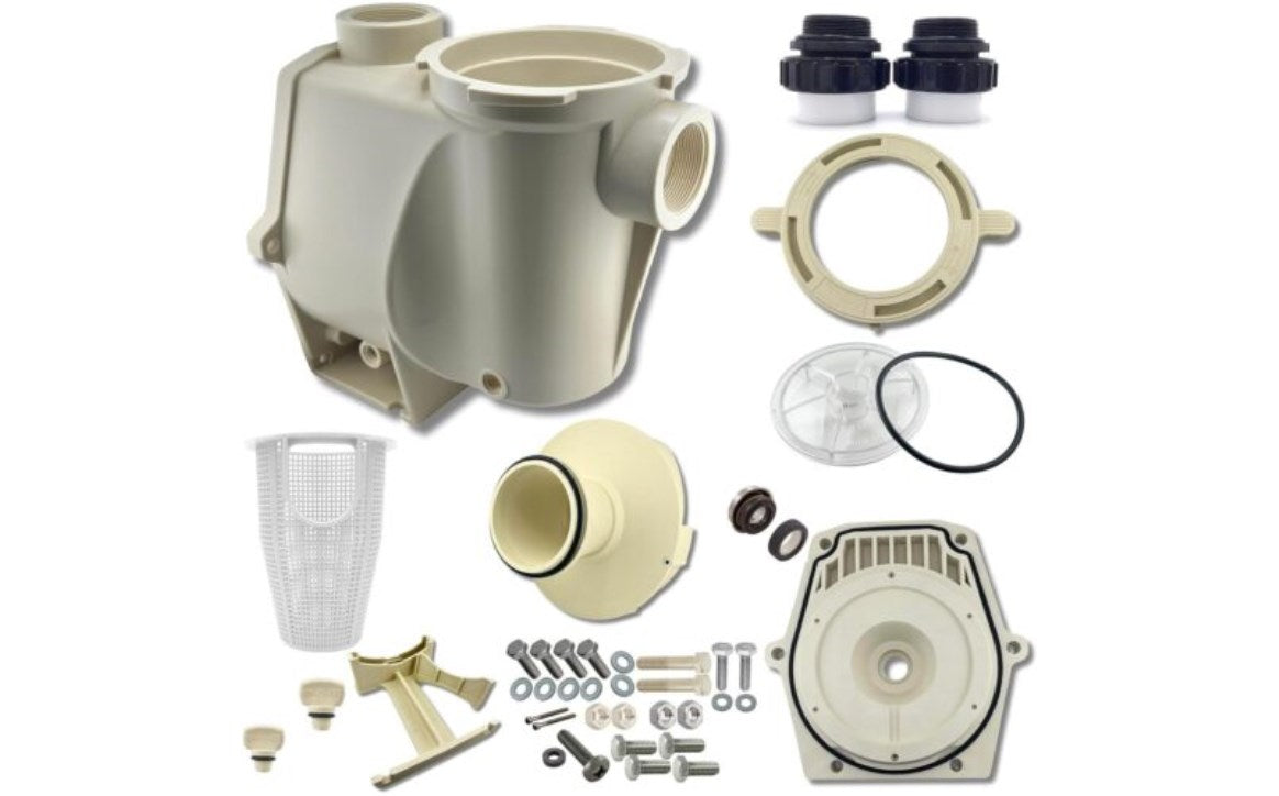 Whisperflo® Style Pump Wet End 0.5 HP-2 HP with High Temp Unions