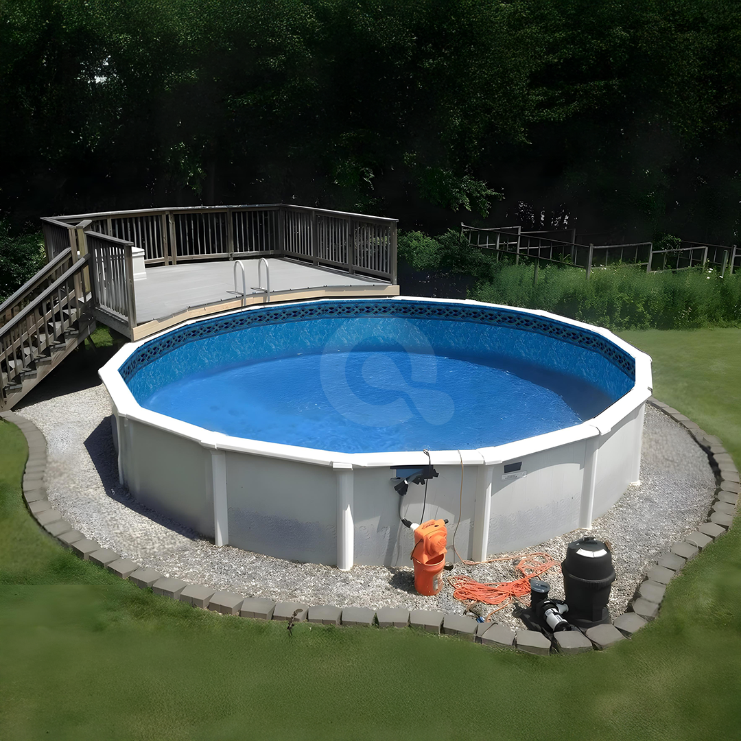 Luvari Liners LA5OB1530SO4MAX 15 ft x 30 ft Oval 54 Inch Above Ground EZ Bead Liner