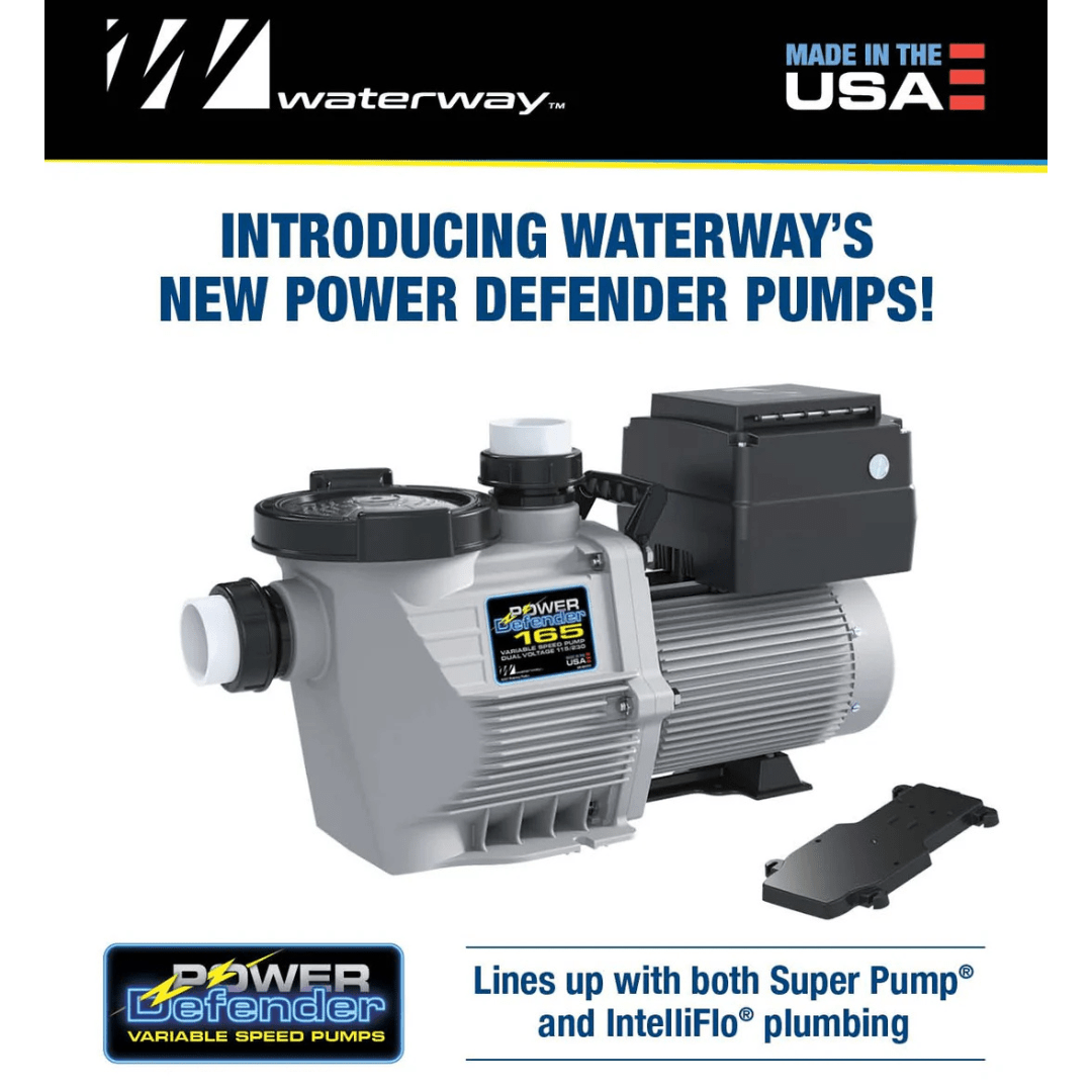 Waterway Power Defender Variable Speed Pump 1.65HP 230V PD - 165 - AquaDoc