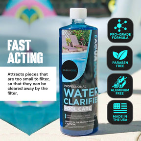 Pool water clarifier - Maintain sparkling clean water in your pool with the right clarifying solution