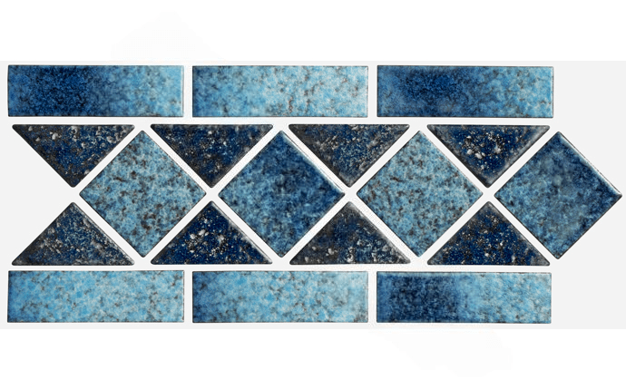 NPT Fiji Tile Sky Blue Border FIJI - SKY BORDER - AquaDoc