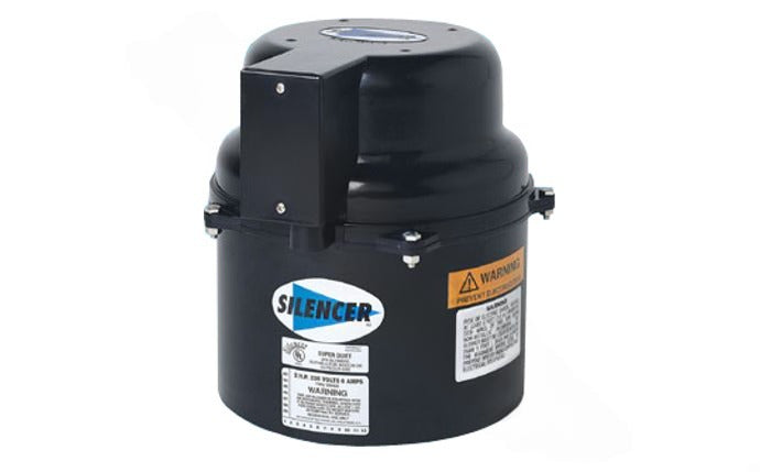 Front view of Air Supply Silencer Air Blower with Toggle Switch 1.5HP 240V