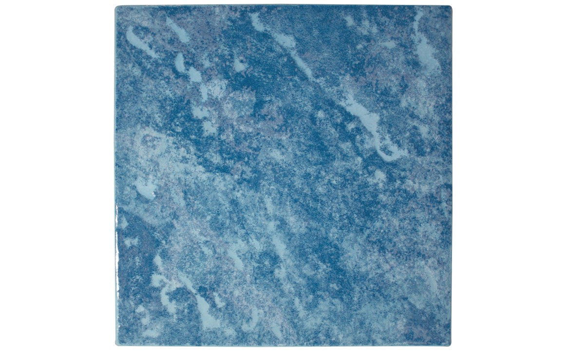 6" x 6" Blue Seas Tile Light Blue