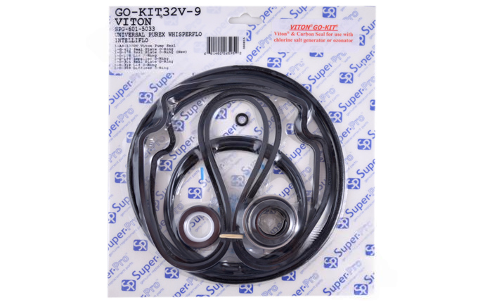 Super-Pro Viton Purex WhisperFlo Pump Seal Kit GO-KIT32V-9