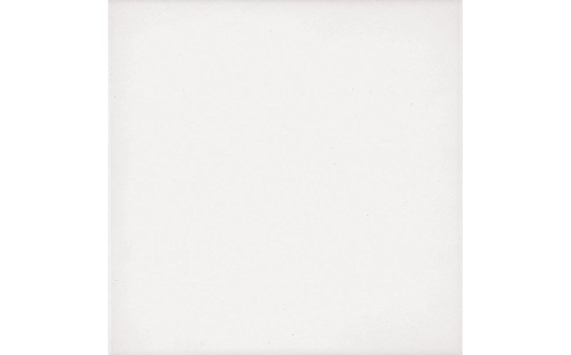 Glossy white porcelain 6×6 pool tile