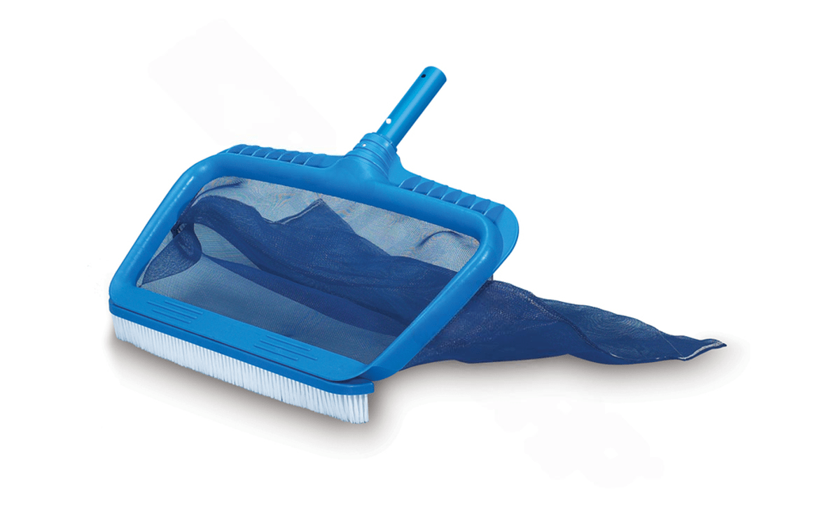 HydroTools 8041 Brush N' Grab Combination Pool Brush and Leaf Rake - AquaDoc