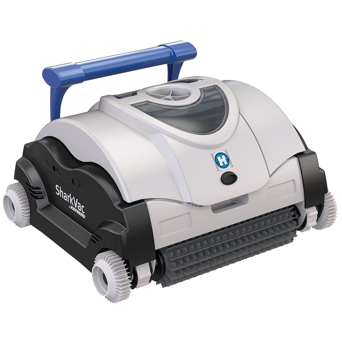 Hayward SharkVac XL robotic pool cleaner efficiently cleaning a large in-ground pool.