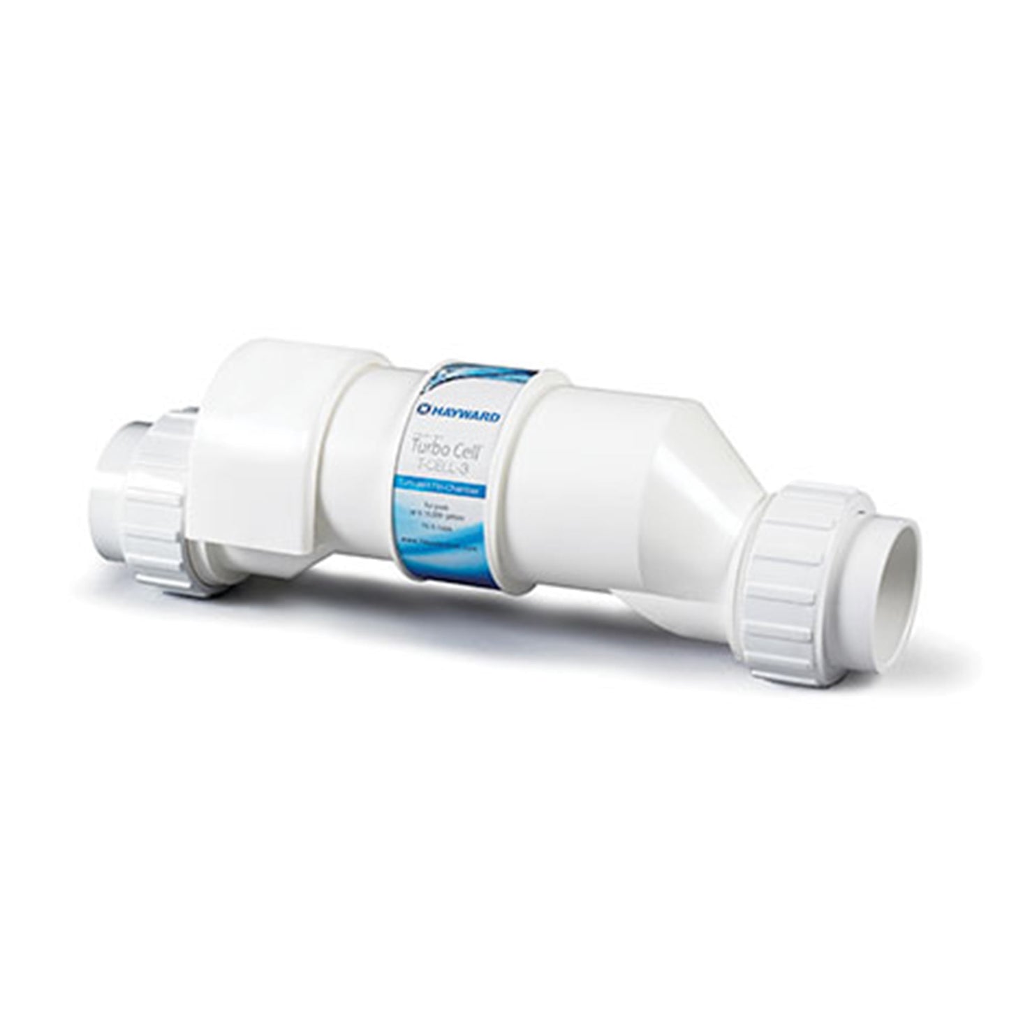 Hayward W3T-CELL-3 TurboCell® Salt Chlorination Cell Installed in Pool System.