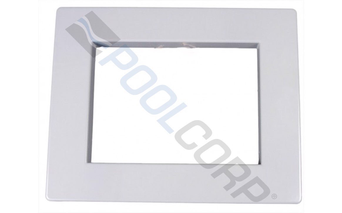 Super - Pro 25540 - 000 - 020 8.75" x 10.5" White Standard Skimmer Faceplate Cover - AquaDoc