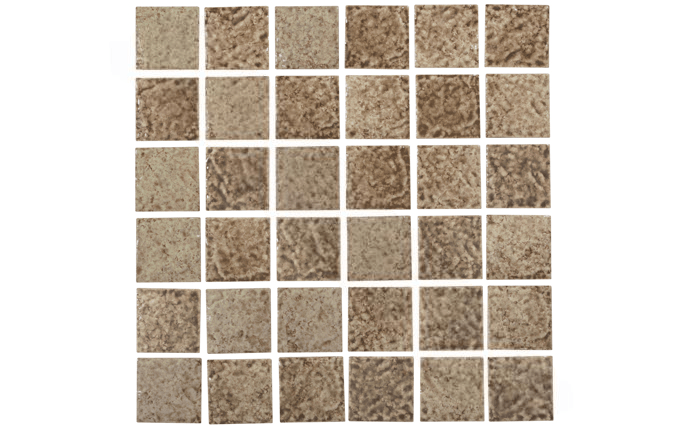 NPT 2" x 2" Inaka Tile Brown INK - BROWN2X2 - AquaDoc