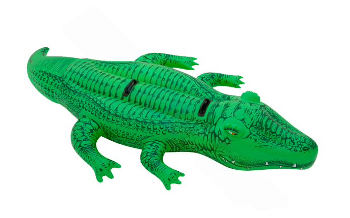 Intex Giant Gator Ride-On Pool Float for kids