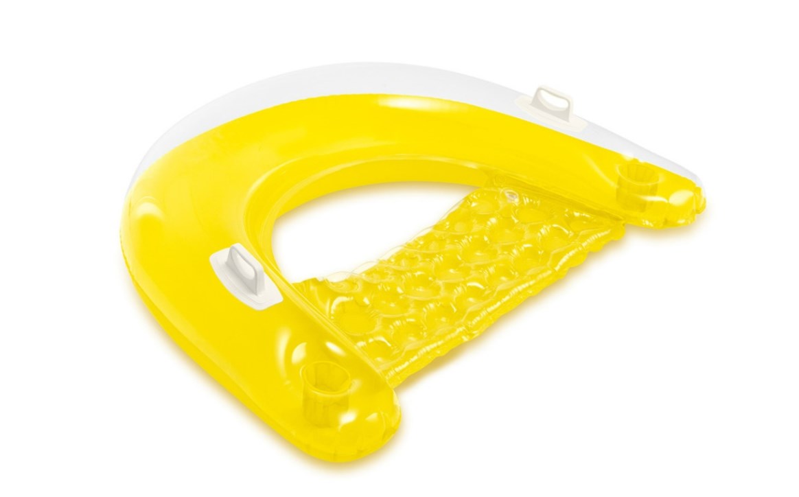 Intex Sit 'N Float Pool Lounger in use at a pool