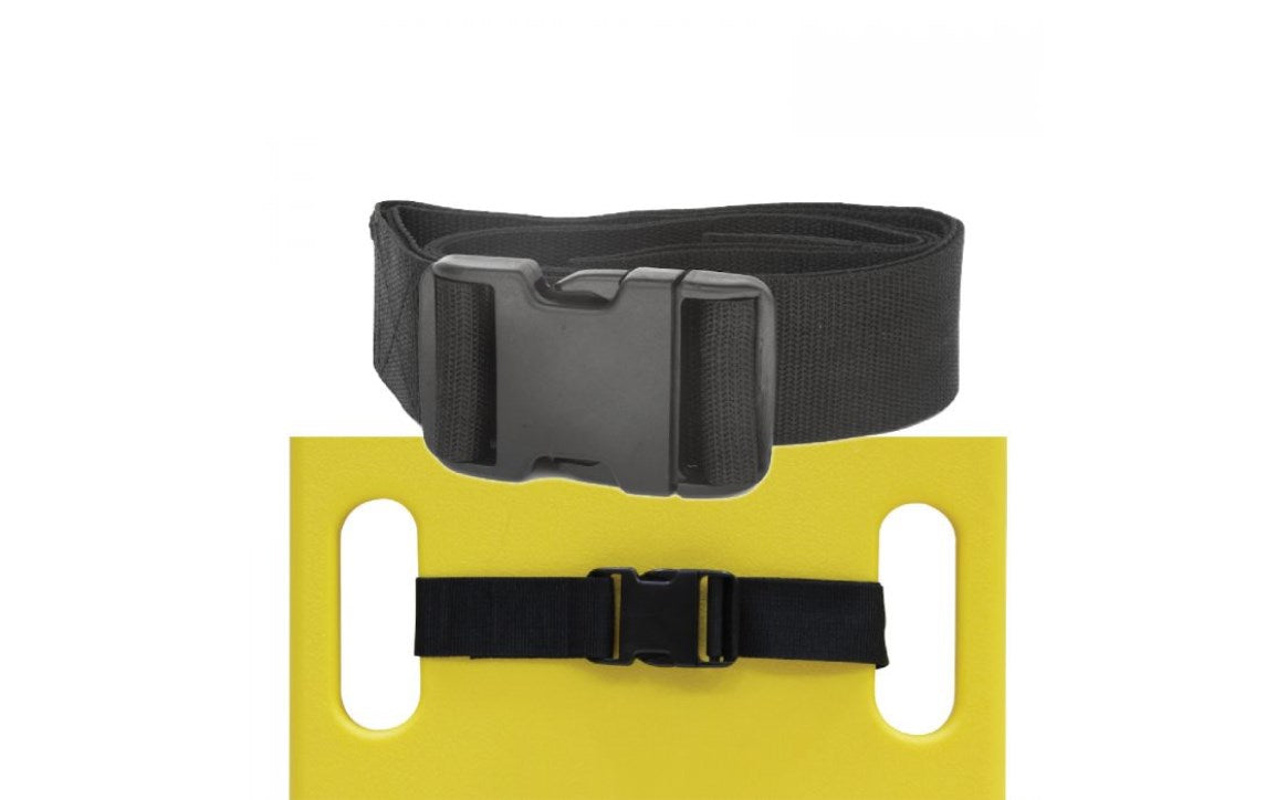 One Piece Spineboard Strap with Plastic Buckle