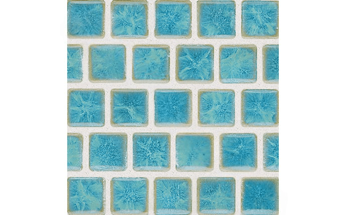 NPT MK1331 1 1/8" x 1 1/8" Mini Koyn Tile Olive Blue - AquaDoc