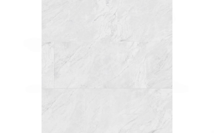 NPT 3" x 24" Classica Large Format Surface Bullnose Porcelain Tile Alaska Glacier 1101499 - AquaDoc