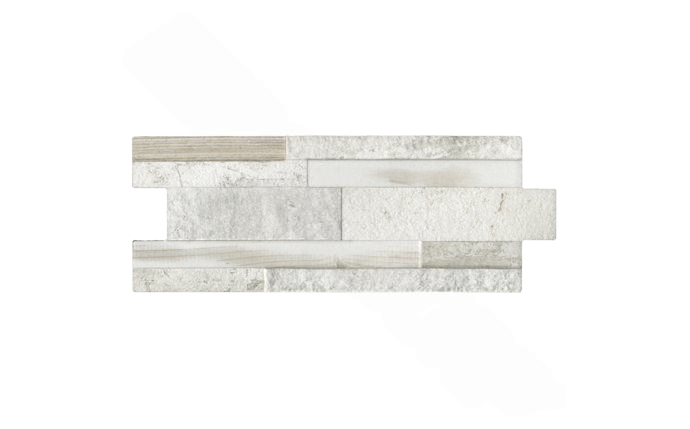 NPT Rockwood Stone Look Tile in Classic White for pools and spas