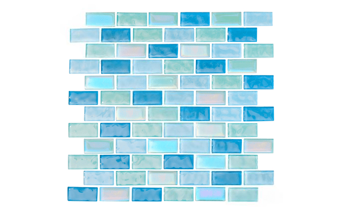NPT 1" x 2" Seascape Tile Seafoam SCA - SEAFOAM1X2 - AquaDoc