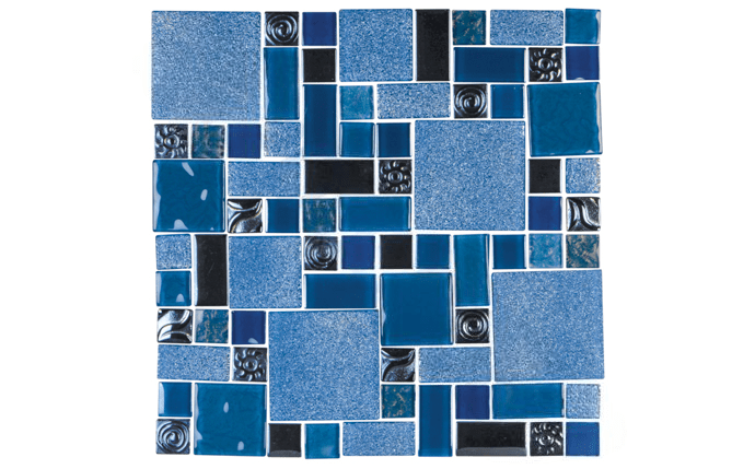 NPT Soleil Tile Cleo Blue Mosaic SOL - CLEO - AquaDoc