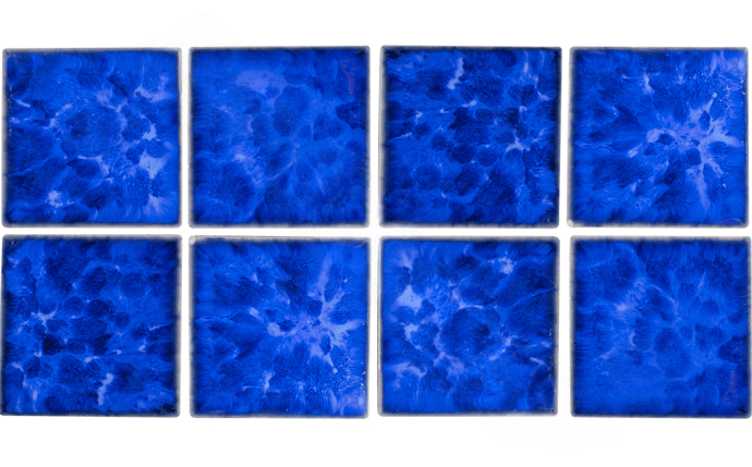 NPT 3" x 3" Tropics Tile Cobalt TRO - COBALT - AquaDoc