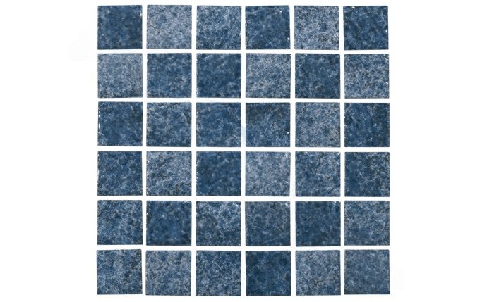 NPT MASBBM2 1" x 2" Blended Brick Mix Mosaic Tile Blue/Gray - AquaDoc