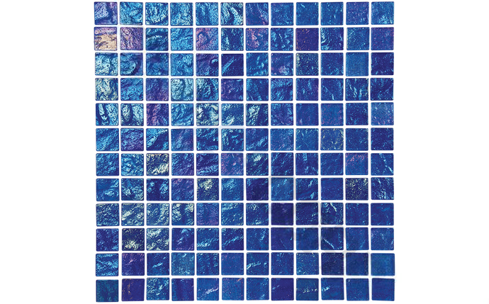 NPT Lightwaves Collection Blue Tile 1" x 1" LWV - BLUE - AquaDoc
