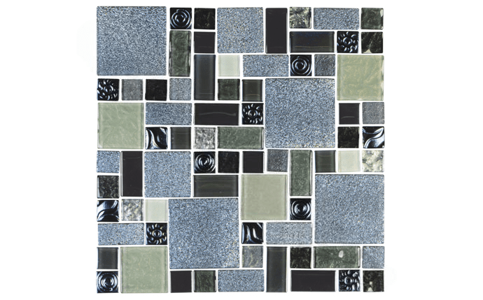 NPT Soleil Tile Silver Mosaic SOL - ISIS - AquaDoc