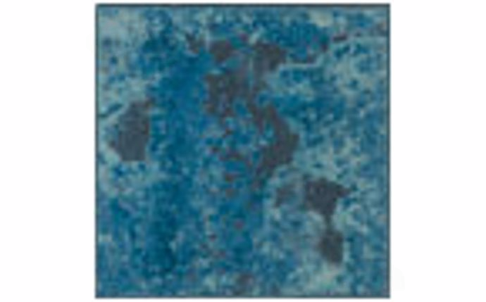 Front view of NPT Verona Tile Borba Turquoise Bullnose