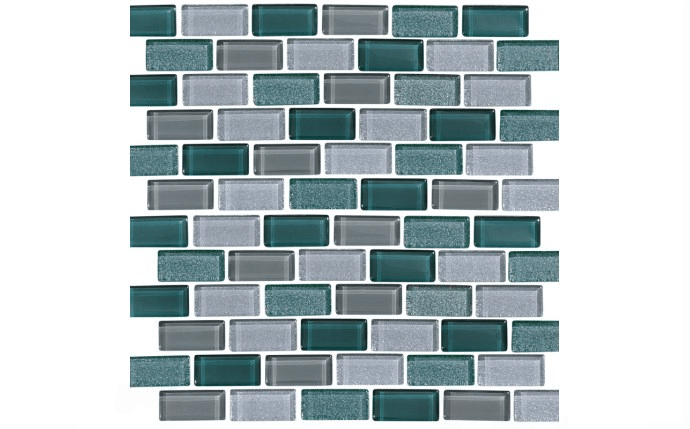 NPT 1" x 2" Orion Viridian Pool Tile ORN - VIRIDIAN - AquaDoc