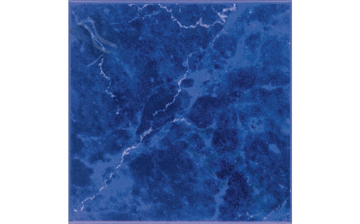 NPT PA32 Seven Seas Collection Medium Blue Tile; 6" x 6" - AquaDoc