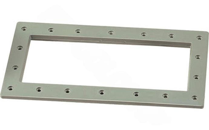PoolStyle Gray Faceplate for Wide Mouth Above Ground Skimmer PS006B - AquaDoc
