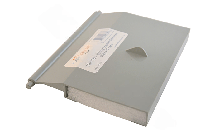 PoolStyle Gray Above Ground Spring Loaded Skimmer Weir with Foam PS017B - AquaDoc