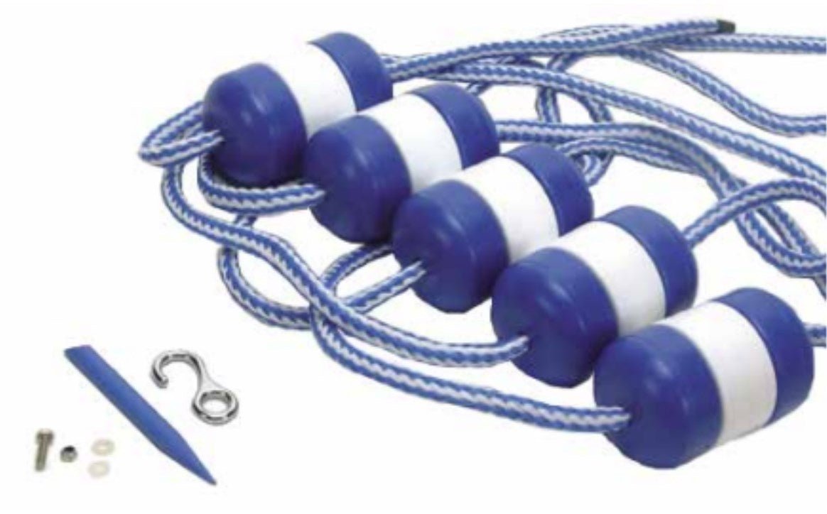 PoolStyle PS675 20' Rope and Float Kit - AquaDoc