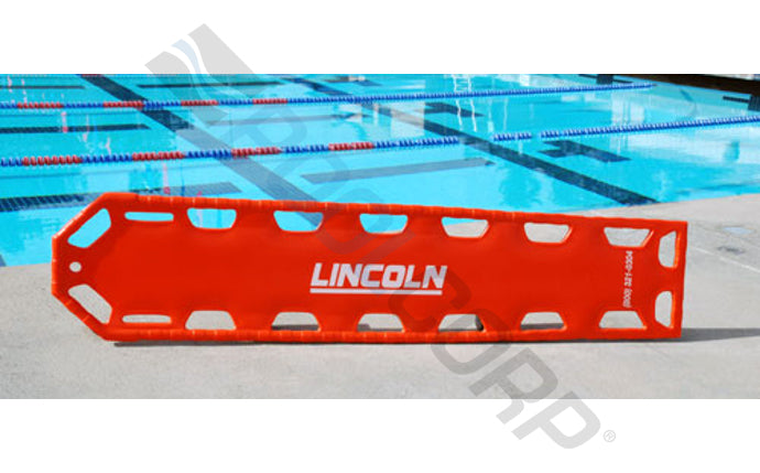 Alt Text1: Front view of Paragon Aquatics EP-101 spine board