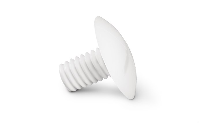 Polaris C55 White Plastic Wheel Screw for Pool Cleaners