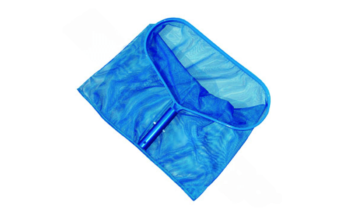 PoolStyle K682BU/SCP/PE Deluxe Series Poly Frame Leaf Rake with Aluminum Handle - AquaDoc